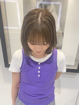 カイラ(KAILA) オリーブカラーオリーブベージュブリーチなし透明感カラー◎杉本