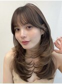 レイヤーカット/ハイレイヤー/韓国ヘア