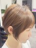 【HIRO専用上質オーダメイドショートカット+抗酸化ダイアモンドカラー￥17600