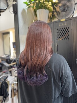 ヴァイス 渋谷店(VAICE) カシスレッド/パープル/裾カラー