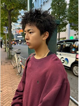 オルカ(ORCA) 短髪パーマ スパイキーショート ピンパーマ【五嶋響】