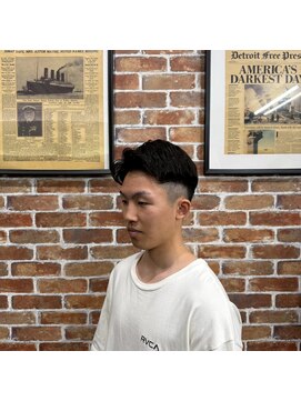 カットアンドカラー スマイル 夢野店(Cut&Color smile) 爽やかフェードで魅せるサイドバックスタイル