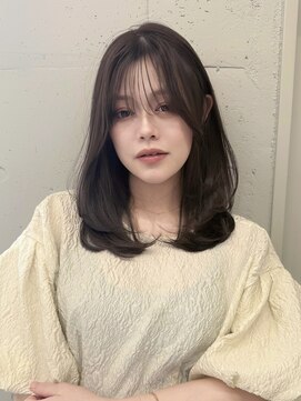 シーク 天神(SEEK) ミディアムヘア/レイヤーカット/グレージュ/韓国ヘア