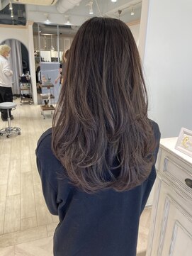 シェノン 赤羽店(CHAINON) バタフライレイヤーウォームブラウン赤羽美容院レイヤーが上手い