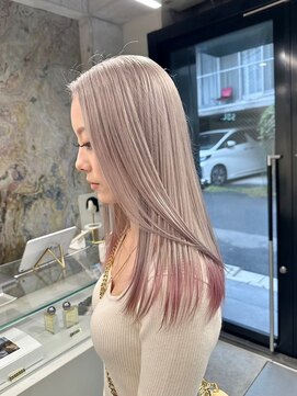 ソル ジングウマエ(SOL JINGUMAE) 表参道ハイトーンカラーシルバーホワイトブロンドブリーチ2回