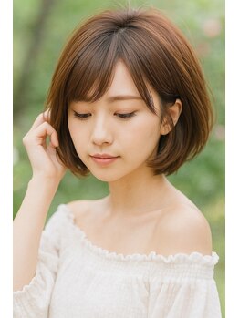 ディストーション(DISTORTION)の写真/グレイカラーもおしゃれ染めのように。ダメージレスでつやつやな染め上がりを体験！☆
