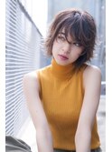 AUSTIN バレイヤージュ×大人カワイイくせ毛風ショート
