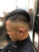 ヒロギンザ 浜松町店(HIRO GINZA)&nbsp;ツーブロックビジネスショートレイヤーかき上げコンマヘア