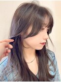 韓国ヘア/顔まわりカット/フェイスレイヤー/透明感カラー