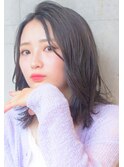 エギョモリ×前髪なし ミディアム★韓国