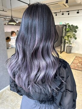 メリー オオサカ(Merly Osaka) ラベンダー好き必見！インナーカラー_dark ash lavender_