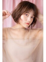 カバーヘア イヴ 戸頭店(COVER HAIR EVE)&nbsp;ニュアンスカラーゆるふわカールマチルダボブZ戸頭20代30代40代