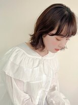 ムク 甲府(muku.)&nbsp;前髪/マチルダボブ/ピンクベージュインナー/グレージュ[甲府駅]