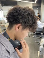 フィフス 渋谷(fifth)&nbsp;メンズマッシュ波巻きスパイラルパーマツイストスパイラルパーマ