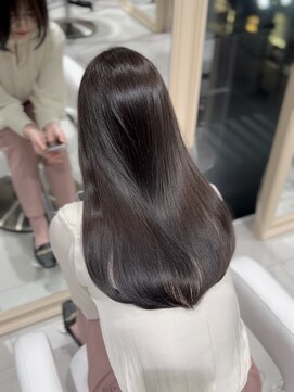 ザックギンザ(ZACC ginza) ☆地毛風ストレート/透明感ラテグレージュ