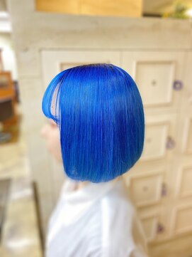 ピュア ポイント 和光店(PURE POINT) ブリーチ/ダブルカラー/ブルー系カラー