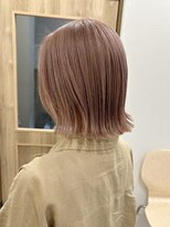 アンビシャス 国分寺&nbsp;切りっぱなしボブピンクベージュミルクティーベージュ
