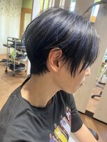 フランジェッタヘアー(Frangetta hair)&nbsp;ブルーショート