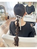 タイト編み下ろし