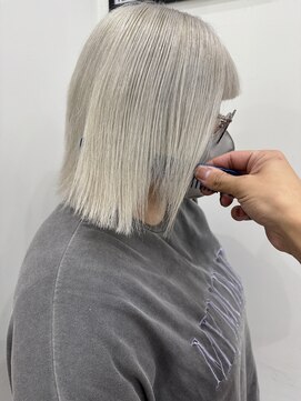 ロックス バイ マグ 松本(rocks BY MAG) 20代30代大人可愛いダブルカラーブリーチハイトーンカラー