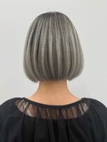 サンタフェ 名駅店(Santa'Fe)&nbsp;Santa'Fe式脱白髪染め白髪ぼかしカラー/ショートボブ