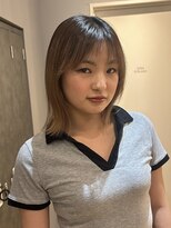 ジアン テラス(GIEN TERRASSE)&nbsp;切りっぱなしボブ/顔周りカット/顔まわりレイヤー@重里瑠花