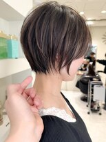 ジルブラン 土浦(JIL BLAN) ハイライトバレイヤージュダブルカラーショートカット30代40代