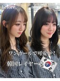 レイヤーカットで小顔かけ×トレンド感◎【銀座】
