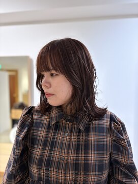 ソイクフ 四条大宮店(SOY-KUFU) 20代30代40代◎似合わせカットチェリーブラウン