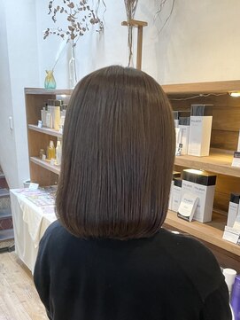 ココカラヘアー ニコ(cococara hair nico) ボブ/ベージュボブ/結べる長さ