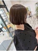 タンバルモリボブ×アッシュベージュ