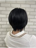 ナチュラルショートウルフ