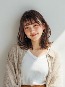 ランデブー 大宮(Rende-Zvous) くびれヘア/アプリコットオレンジ/夏のヘアアレンジ/大宮