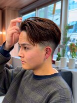 リッチブランドアンドコー(Rich Brand&Co)&nbsp;七三フェード ビジネスマン メンズカット フェードカット