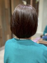 エミュー 大船店(emue)&nbsp;大船ショートヘア大人ショートボブ白髪ぼかしハイライト白髪染め