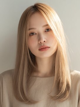 ロティー(loty) ブリーチ ダブルカラー ミルクティーベージュ ハイトーン 10代