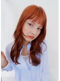 オレンジブラウンｘレイヤー/20代30代40代