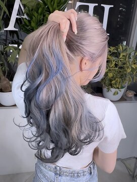 イエナ 渋谷(IENA) ルーツカラーエンドカラー裾カラークラゲヘアー