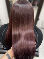 スウド(Swd) 髪質改善/ケアカラー/ULTOWA/ワインレッドカラー/トレンドカラー