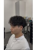 MEN’S HAIR/波巻ツイストスパイラル/フェザーパーマ/心斎橋S