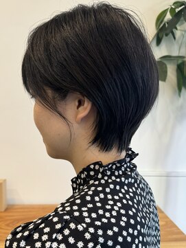 ビューエヒメ(VIEW EHIME) 小顔カットショートボブ大人可愛いアッシュ