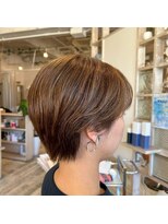 アシャ ヘアー ソリューション 神戸店(asha hair solution)&nbsp;イメチェン/ピンクベージュ/アンブレラカラー/前髪/摂津本山