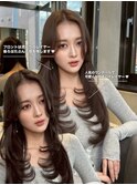 ★GLROW 髪質改善 縮毛矯正 ミディアムレイヤー レイヤーカット