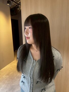 ジュベ(juve.) 大分ミディアムロング顔まわりレイヤーカット髪質改善カラー