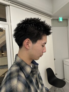ヴァンシィー(VANCY) 波巻きスパイラル×メンズウルフ【仙台】
