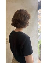 ヴァルゴール はりまや町店(Virgowl)&nbsp;パーマ　大きめウェーブ　ボブ