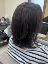 バッカ 横浜桜木町店(BACCA)&nbsp;くびれボブ、ダークアッシュ