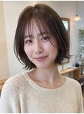 結べるくびれボブ垢抜けボブ大人ボブ切りっぱなしボブ