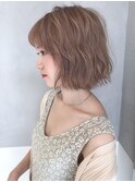 アンティークベージュ × Bob