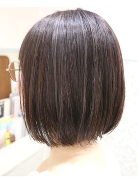 アフラワーヘア(a FLower HAIR) ツヤ感☆メッシュボブ